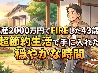 資産2000万円でFIREした43歳が超…