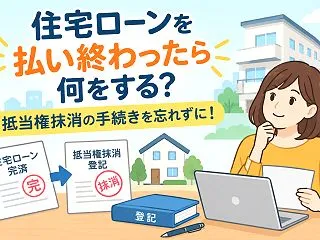 住宅ローンを払い終わったら何をする？抵当…