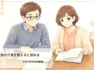 介護で注意ばかりになる前に｜プロへ任せる…