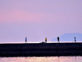 夕焼けです