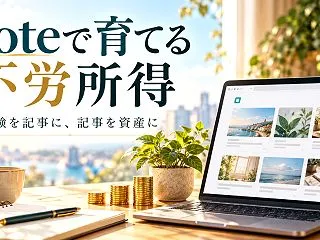 noteは不労所得を増やす