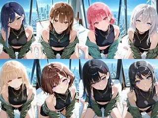 【生成AI画像】「カジュアルコーデ」黒川…