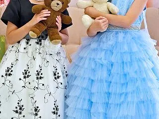 レンタル衣装 姉妹でピアノ発表会★エンジ…