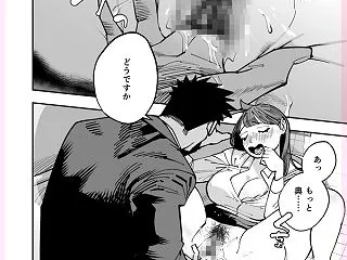 【エロ漫画】ストレス発散する為に公衆トイ…