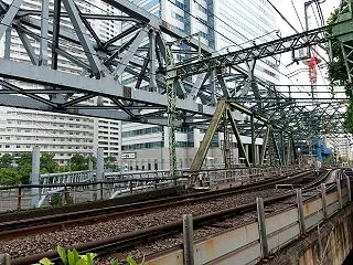 新旧 八ツ山橋（八ツ山跨線線路橋） 