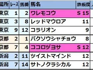 2026年10月第3週(10/17･18…