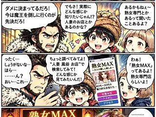 4コマ漫画 『勇者だって、人妻を夜這いし…