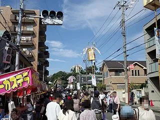 お会式当日の昼間！青空の下で露店めぐり！…