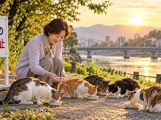 「エサをあげないで！」その張り紙だけでは…
