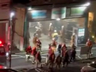東京都中野区本町3丁目で火事