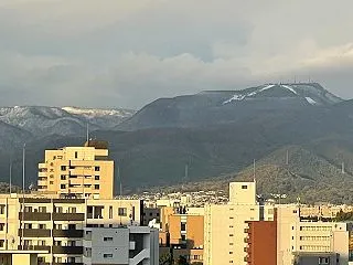 手稲山初冠雪