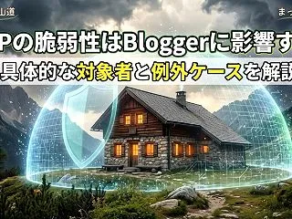 PHPの脆弱性はBloggerに影響する…