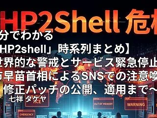【5分でわかる「PHP2shell」時系…