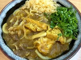 辛さおとなしめで「カレーうどん」
