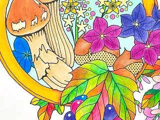 自律神経を整えるぬり絵 日本の二十四節気…