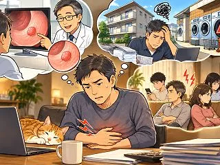 胃カメラの検査結果は・・・・胃痛を抱える…