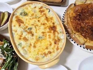 グラタンでおうちごはん♪
