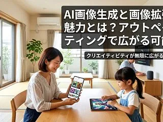 AI画像生成と画像拡張の魅力とは？アウト…