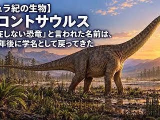 【ジュラ紀の生物】ブロントサウルス – …