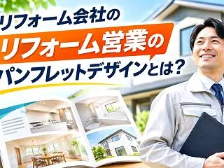 リフォーム営業に強いパンフレットデザイン…
