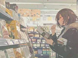 値札を見比べる週末｜はじめての白髪染めと…