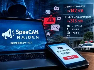 防災情報システムに不正アクセス、フィッシ…