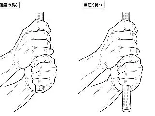 つま先上がりでは飛距離も変わる