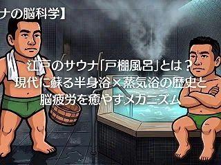 【サウナの脳科学】江戸のサウナ「戸棚風呂…