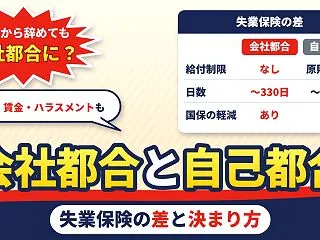 会社都合退職と自己都合退職の違い｜失業保…