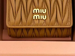 新しいお財布はmiumiu