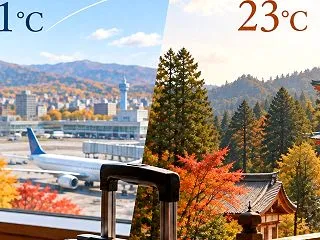 【高野山大学】気温11度の札幌から、23…