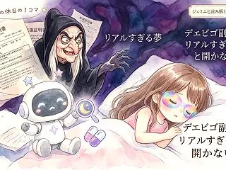 【夢診断】デエビゴの副作用で見た夢はリア…
