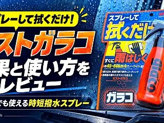 【スプレーして拭くだけ】ミストガラコの効…