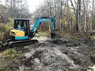 側溝完成しました