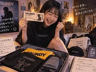 明日Vaundy のライブなんやが