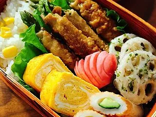 アスパラ肉巻き弁当と無印良品週間と☆