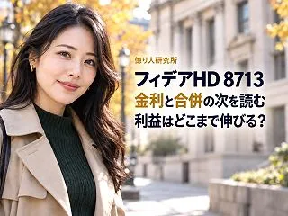 フィデアHD（8713）は金利と合併で変…