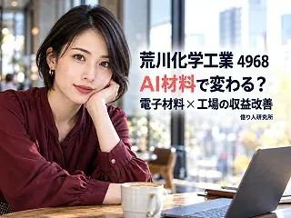 荒川化学工業（4968）はAI材料で変わ…