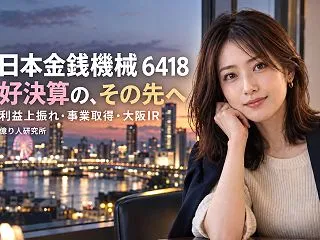 日本金銭機械（6418）はどこまで伸びる…