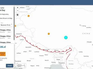 【中国】チベット自治区で「M7.0」の地…
