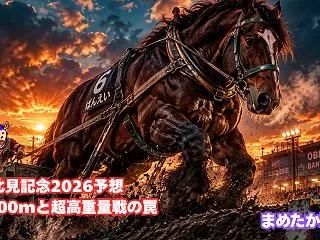 北見記念2026予想｜帯広200mと超高…