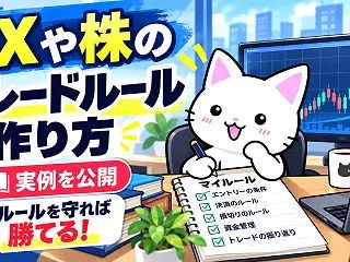 FXや株のトレードルールの作り方【実例を…