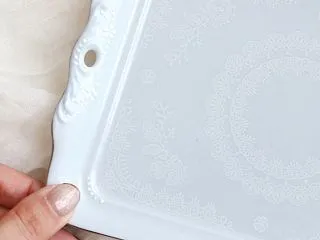 ホワイトレース×盛りで上品プレート♡全面…