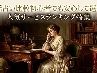 電話占い比較初心者でも安心して選べる人気…