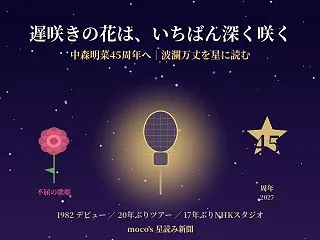 中森明菜45周年へ｜波瀾万丈の人生を算命…