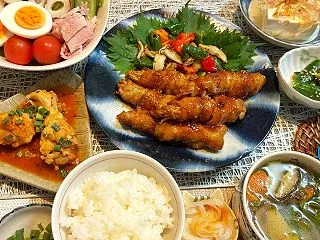 エノキの豚バラ巻き