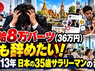月給8万バーツ(36万円)でも辞めたい！…