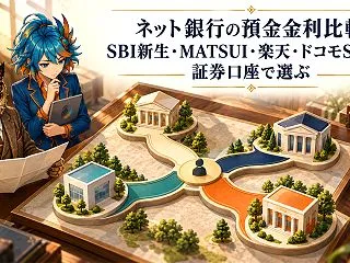 ネット銀行の預金金利比較｜SBI新生・M…