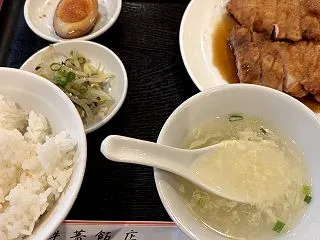 油淋鶏定食＠軼菁飯店