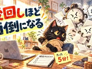 面倒なことを後回しにするのはなぜ？5分の…